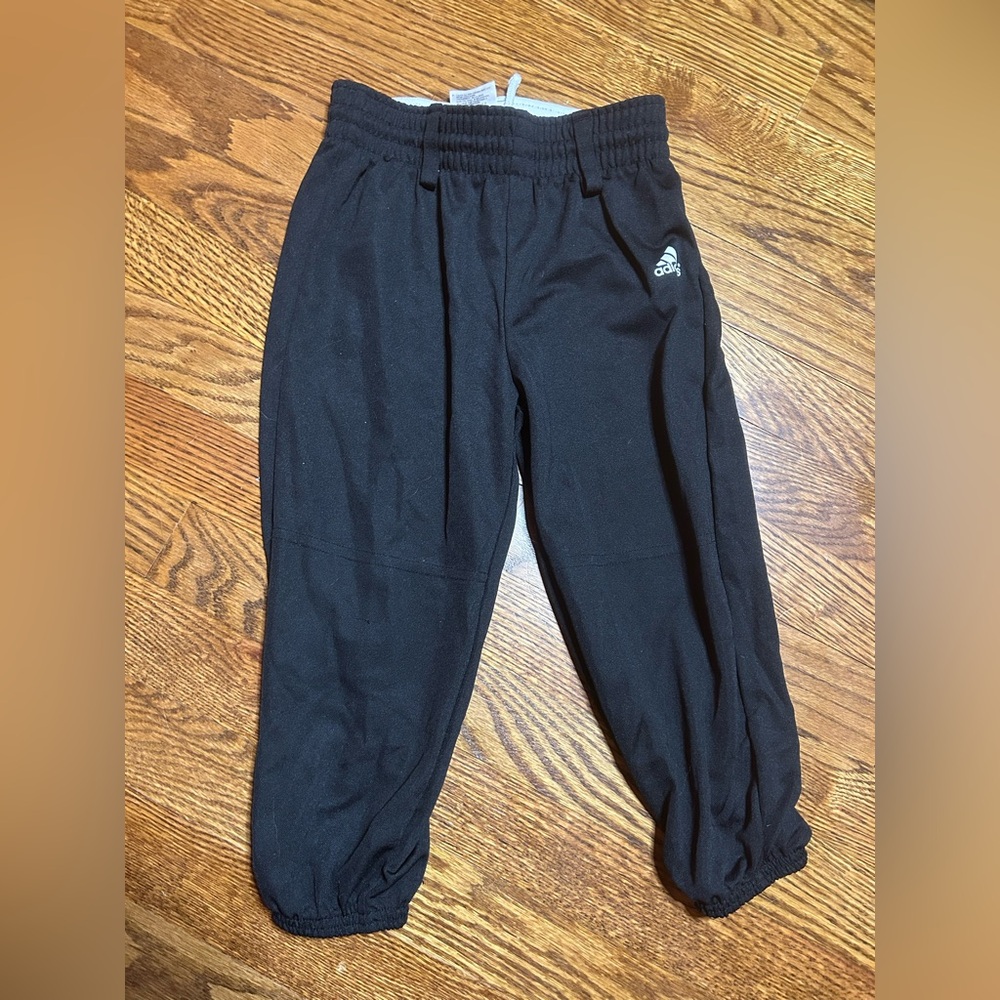 Adidas Kids Black Tball Baseball Softball Pants